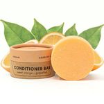 Zero Waste MVMT Conditioner Bar, Sweet Orange + Grapefruit | With Travel Container | Eco-friendly, Salon Quality Conditioner, Zero Waste & Plastic Free