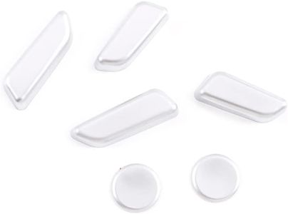 Car Interior Seat Adjustment Button Cover Trim for Tesla Model 3 2017-2022 & Model Y 2020-2022 (Chrome)
