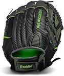 Franklin Sports Softball Glove - Windmill Fastpitch + Slowpitch Softball Glove - Green Softball Mitt - Right Hand Throw Adult + Youth - 13", Lime