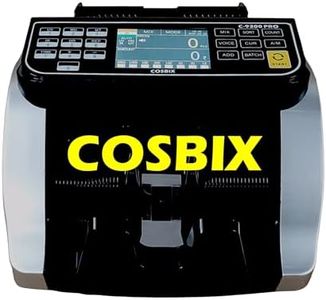 COSBIX New C9300 PRO Smart Mix Denomination Value Counting Machine/Currency Counting Machine with UV/MG/MT/IR and Dual Colour Sensor for Accurate Counting and Detection