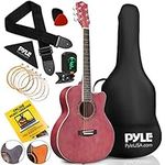Pyle 6 String Acoustic Guitar Pack,