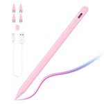 TiMOVO Stylus Pen for Touch Screens, Compatible with Apple iPad/Pro/Air/Mini/iPhone/Android Phones/Tablets, High Sensitivity & Fine Point Stylus Universal for iOS & Android Writing & Drawing, Pink