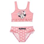 Minnie Mouse Children's Bikini - Pink - Size 6 Years - Girl's Swimsuit - 85% Polyester and 15% Spandex - 210 GSM - Quick Dry - Original Product Designed in Spain