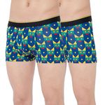 Bummer Men's Printed Micro Modal Trunks Underwear | Ultra Soft & Breathable | Combo Pack of 2 (in, Alpha, XL, Lazy Luna, Lazy Luna)