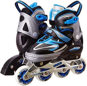 Cosco Sprint Roller Skates, Large, Unisex_Adult, Inline_Skate_Wheel (Multicolor)