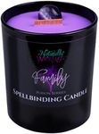 Naturally Wicked Spellbinding Family Candle with Crystal, Wood Wick & Gift Box