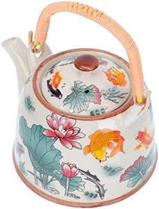 Teiera in ceramica Vintage Tè Calderone: Tradizionale Cinese Porcellana Tè Pot Bone Cina Teiera Lotto Foglia di tè Maker Kong Fu Forniture Colorato