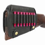 TOURBON Hunting Shooting Accessories Buttstock Ammo Cartridge Holder Rifle Cheek Rest Riser Pad for Right Handed