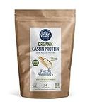 Ekopura Casein Protein Powder - 500g | 78% Protein | Hormone Free, GMO-Free, Soy-Free, Additive Free, Sugar-Free | Promote Muscle Growth - Accelerate Recovery | Certified Organic