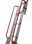 BPS Slider - Sliding Loft Ladder with handrail, D-Shaped Rungs, Inc. Stowing Pole, 150kg Load Capacity (3 Section)