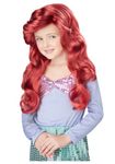 California Costumes Lil Mermaid Wig Standard Maroon