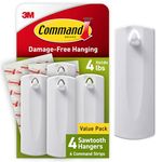 Command PH040-4NA Sawtooth Frame Hanger, 4 lb Capacity, Indoor Use, 4