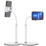 Cell Phone Stand, 360° Angle Height Adjustable Gooseneck Phone Holder for Desk Flexible Phone Mount for iPhone 14, 13 12 11 Pro Mini, Xs, XR, X, 8, 6s, SE, Samsung S22 S21, 3.5-6.5" Smartphones