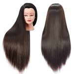 VIVIAN Mannequin Head with Hair 26"-28" Hair Doll Cosmetology Mannequin Head Practice Braiding Cosmetology Doll Head Hair