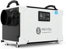 Moiswell 145 Pint Commercial Dehumidifier with Drain Hose for Crawl Spaces, Basements, Industry Water Damage Unit, Large Capacity, Compact, Portable, Auto Defrost, Memory Starting