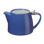 Forlife Stump Teapot With Lid & 0.3mm Fine Infuser 550ml 18oz Marine - 309MRN
