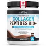 Collagen Peptides Powder | Chocolate-Flavor | Hydrolyzed Collagen Powder with Essential Amino Acids | Healthy Joints, Bones, Skin Hair & Nails Support | Sugar-Free, Easy to Mix | 45 Servings, 540g