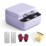 HTVRONT Phone Case Heat Press Machine - Phone Case Auto Heat Press with 3D Vacuum Heat, Precise Temperature Sublimation Phone Case Press Machine for Badges, Coaster (Compatible with iPhone & Android)
