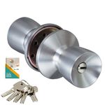 ALPHA Door Knob Replacement Lock for TA-E Door Knob D36KN-TRW-32D-1 Type Replacement Instruction Manual Included