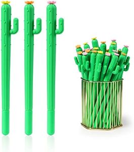 Leaf & cici-30 cactus shaped roller pens, cactus gel ink pens, writing pens, office supplies, school supplies, household supplies, etc