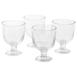 IKEA Goblet, Clear Glass, 28 cl (9 oz) - 4 Pack