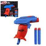 NERF Alpha Strike Slinger SD-1 Single Shot Blaster and 2 NERF Elite Foam Darts - Recharge, Tension, Fire, Multi