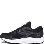 Saucony Women's Cohesion 13 Walking Shoe, Black | White, 6.5 UK