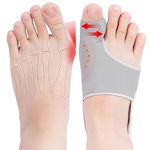 Pack of 2 Big Toe Separators for Women - Bunion Correctors for Women and Men - Big Toe Separator - Pain Relief Support - Comfortable and Breathable for Day and Night Use