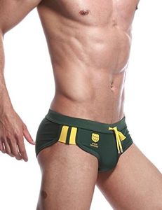 SEOBEAN - Traje de baño de hombre para hombre , de talla M(31-33") de color Verde
