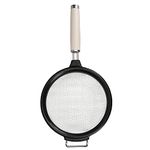 KitchenAid Sieve, Mesh Strainer, Medium 17.5 cm, Almond Cream