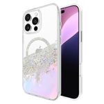 Case-Mate Soap Bubble iPhone 16 Pro Max Case [12ft Drop Protection] Protective iPhone 16 Pro Max Cover 6.9" [Compatible with MagSafe] Glitter Back Cover with Shockproof Tech - Karat Iridescent