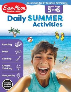 Daily Summer Activities: Between 5th Grade and 6th Grade, Grade 5 - 6 Workbook: Moving from 5th Grade to 6th Grade, Grades 5-6