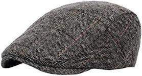 Ukerdo Mens Plaid Flat Berets Fedor