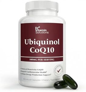 Ubiquinol CoQ10 100mg Softgels - Active Form, Superior Absorption, 60 Ct