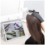 SUZLAZYR Skin Diagnosis Hair Analyzer, 15 Inch Scalp Hair Follicle Skin Hair Detector Moisture Tester with Four-Picture Comparison, 3 Light & Freeze Frame Image Screen