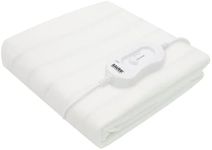 Bauer Professional 39050 Electric Heated Under Blanket / Single Bed Size / Secure Tie Fittings / Overheat Protection/ 3 Heat Settings
