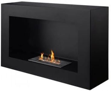 Ethanol Fireplace - Freestanding Black Ventless - IGNIS Spectra