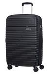 American Tourister Aero Racer Spinner 68 Expandable - 3,6 Kg Suitcase, cm, 75.5 liters, Black (Jet Black)