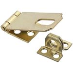 National Hardware V30 2-1/2-Inch Safety Hasp in Brass