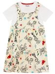 Disney Girls Toy Story T-Shirt and Pinafore Dress Set Kids Outfit Set Multicolour 4-5 Years Multicoloured