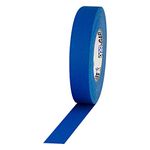 ProTapes 1" Width Pro Gaff Premium Matte Cloth Gaffer's Tape with Rubber Adhesive, 11 Mils Thick, 55 Yds Length, Electric Blue (Pack of 1)