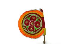 Phalgum Creation Handicrafted Hand Fan Pipili Applique Work