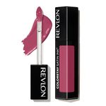 Revlon Liquid Lipstick, Face Makeup, ColorStay Satin Ink, Longwear Rich Lip Colors, Formulated with Black Currant Seed Oil, 010 Your Majesty, 0.17 Fl Oz/ 5ml