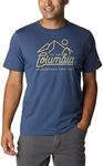 Columbia Men's Seasonal Tee, Dark Mountain/Scenic Logo, X-Large