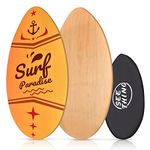 seething 35 Inch Skimboard with High Gloss Coat Wood Skim Board for Beginners,Kids, Teenagers, Adults and All Skimming(Surf)