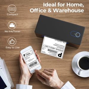 Nelko Bluetooth Label Printer 4x6 – Wireless Thermal Shipping Printer