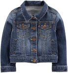 Simple Joys by Carter's Baby Girls' Denim Cotton Lightweight Jacket, Medium Wash, 4 Years