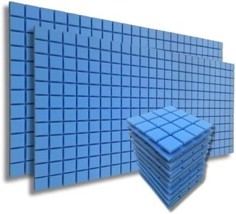 MMT Acoustix® 36pc | Turbo Acoustic Foam for Total Sound Absorption | Soundproofing Acoustic Panels for Wall & Ceiling | No Smell | European Blue