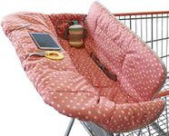 Suessie Shopping Cart Cover and High Chair Cover, Pink Dots