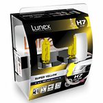 LUNEX H7 SUPER YELLOW Headlight Halogen Fog light Bulbs 477 12V 55W PX26d 2300K duobox (2 units)